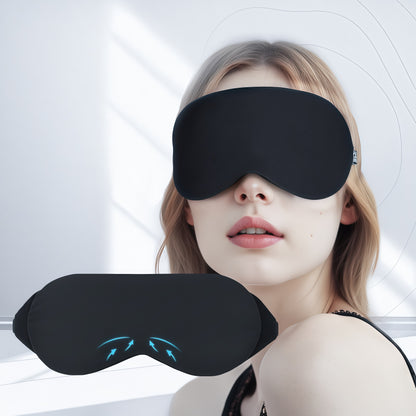 Cotton Sleep Mask - Ice Silk  Eye Mask  Light Blockout 100% | ZLZQER