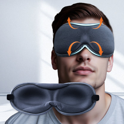 3D Sleep Mask - Blackout Eye Mask for Side Sleepers  Ultra-Thin&Breathable&Lightweight| ZLZQER